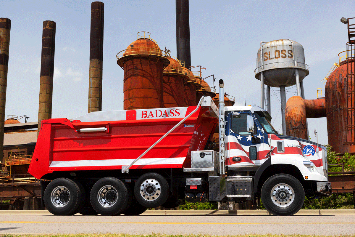 Autocar Announces the Only BADASS Dump Truck in North America