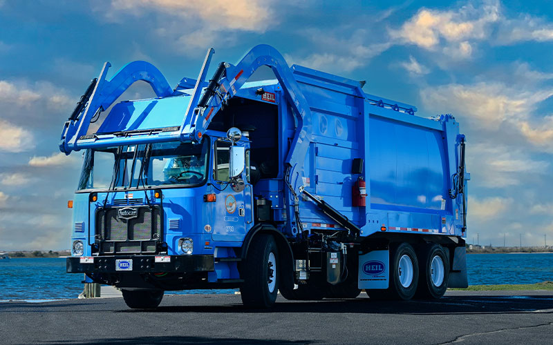 ACX, Cabover, Refuse Truck, Front End Loader